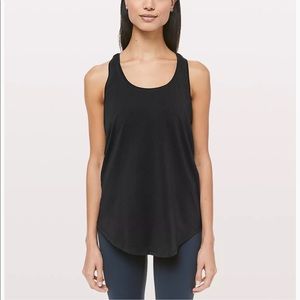 Lululemon Pleated Love Tank Black Size 4